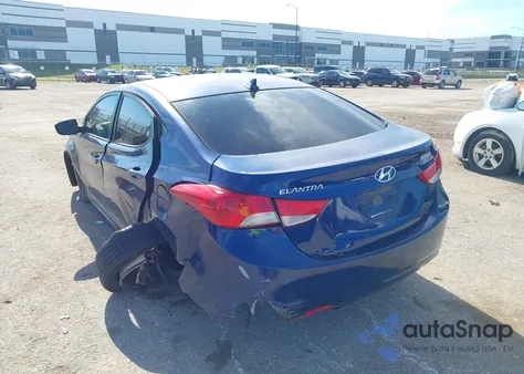 2013 Hyundai Elantra Gls/Limited из США, поврежденный, VIN KMHDH4AE9DU526410
